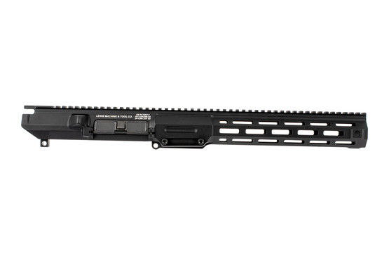 The Lewis Machine & Tool MWS AR10 upper receiver M-LOK rail features a quick change barrel function